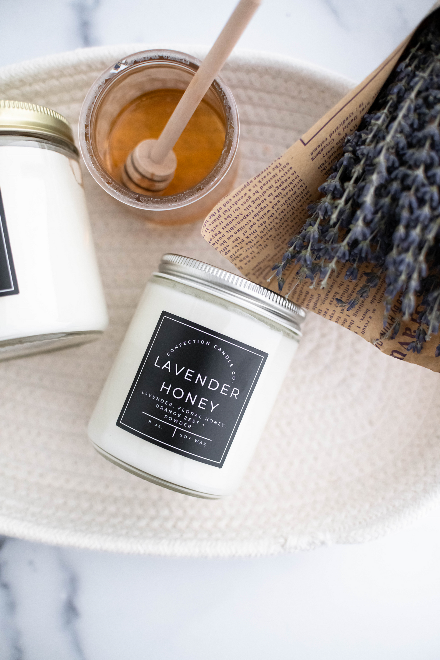 Lavender Honey Candle