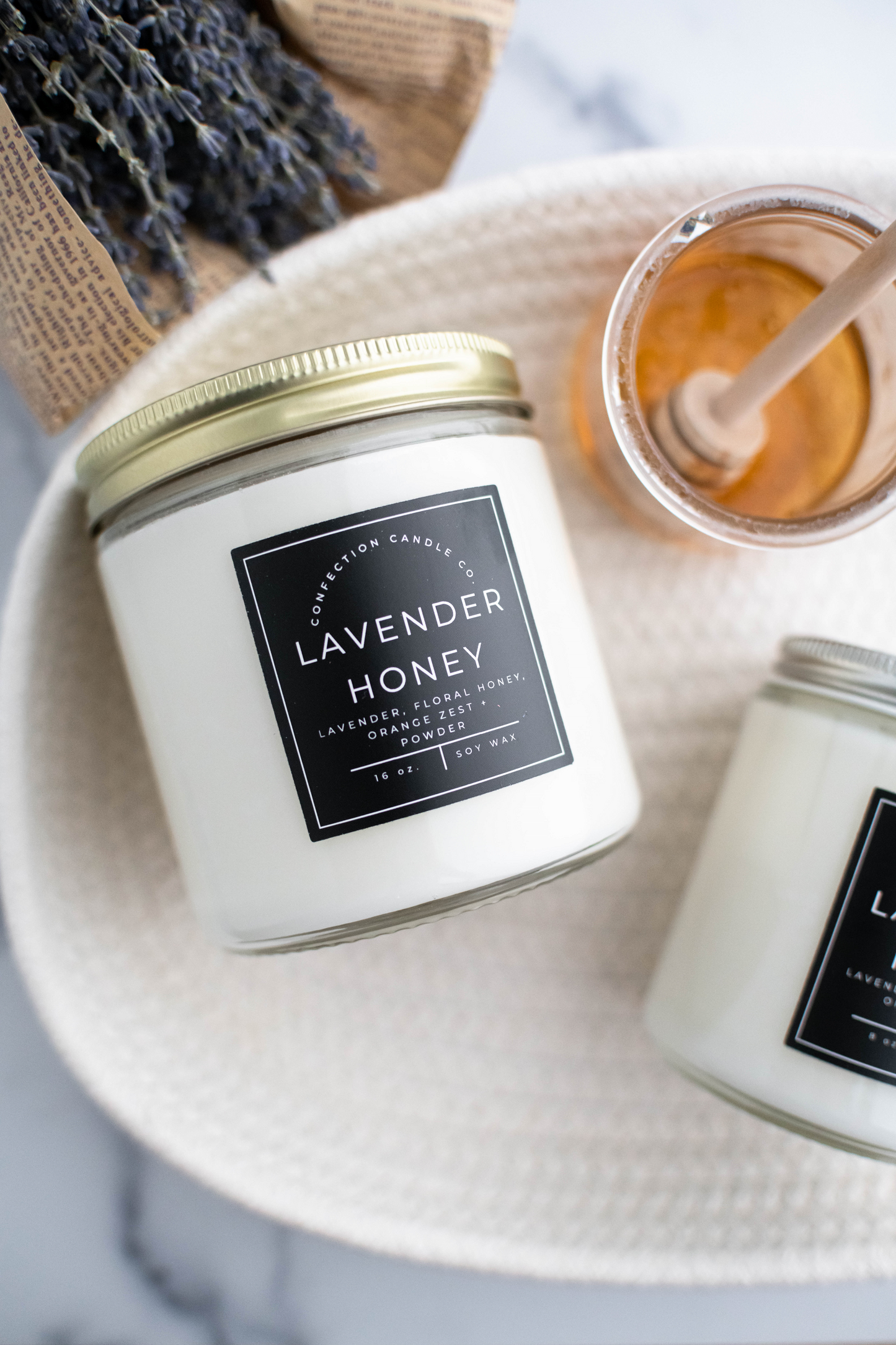 Lavender Honey Candle