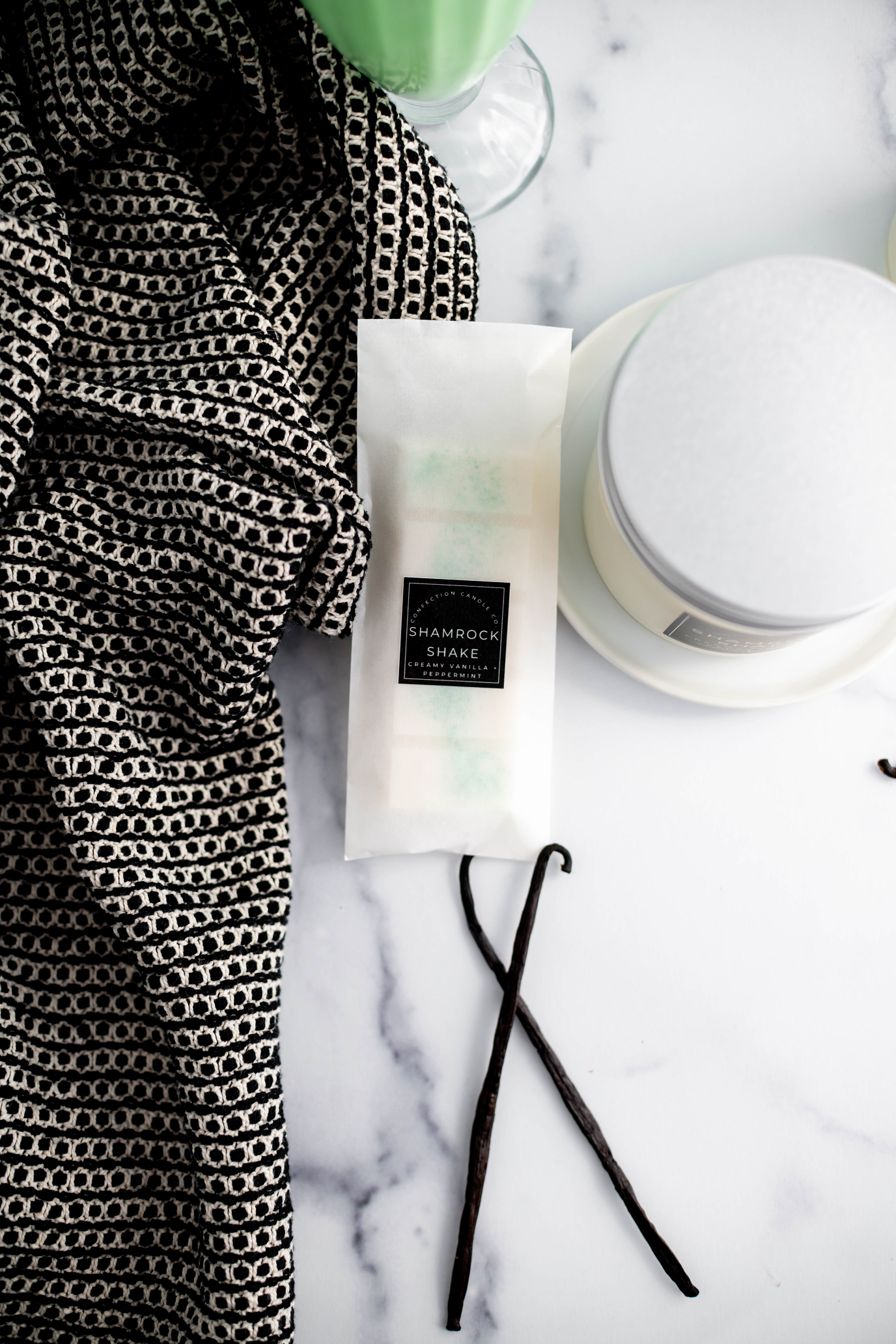Shamrock Shake Candle