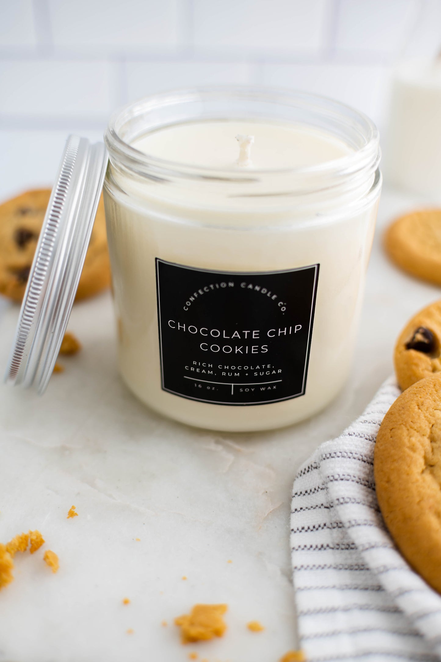 Chocolate Chip Cookie Candle