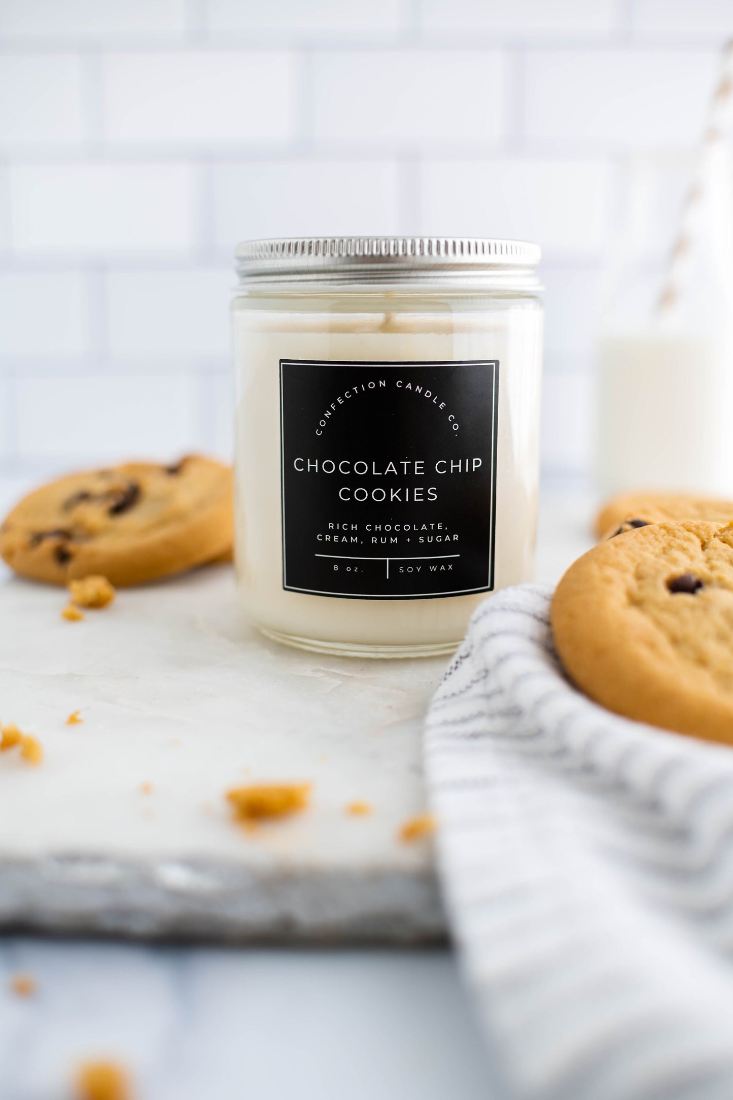 Chocolate Chip Cookie Candle