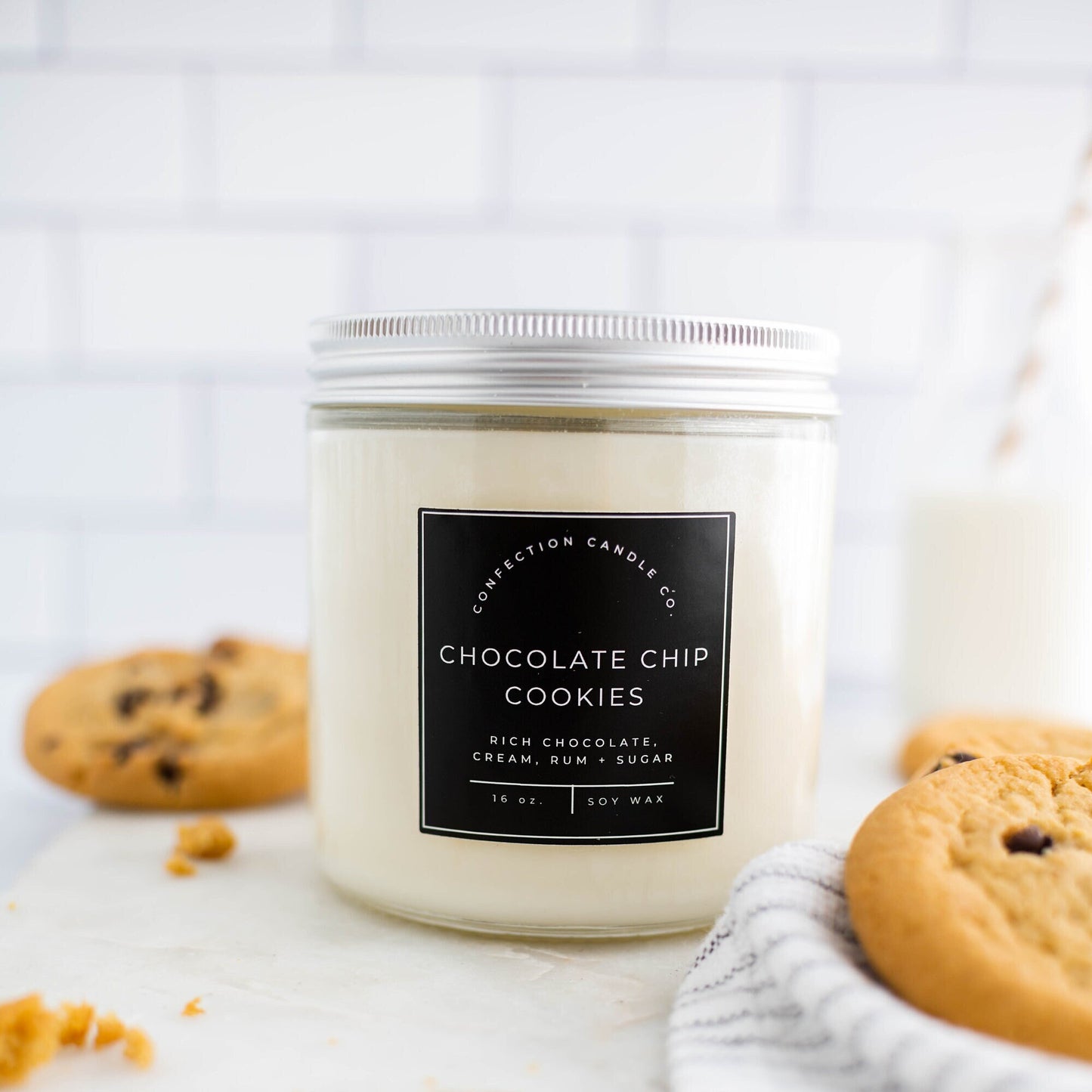 Chocolate Chip Cookie Candle