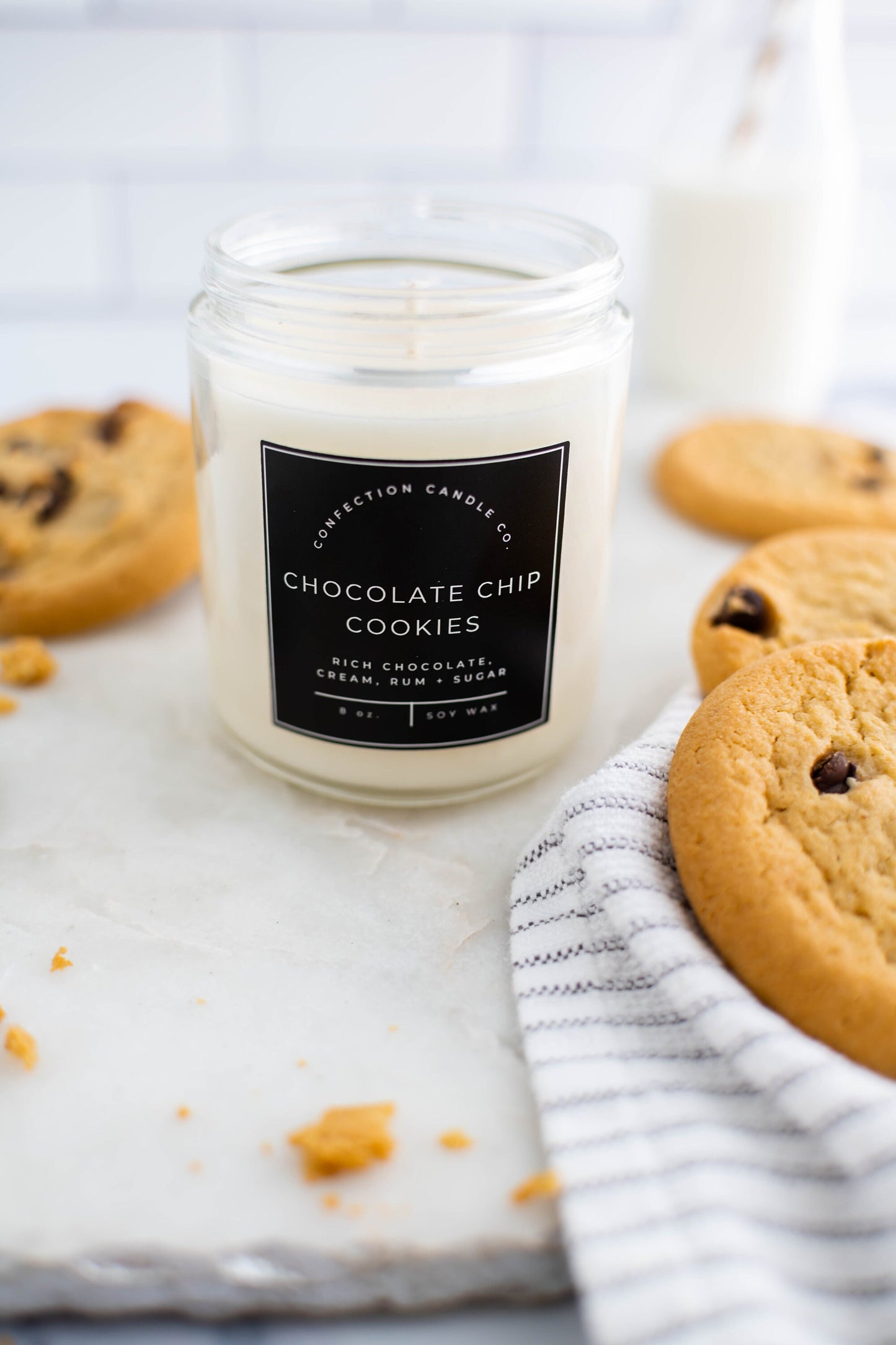 Chocolate Chip Cookie Candle