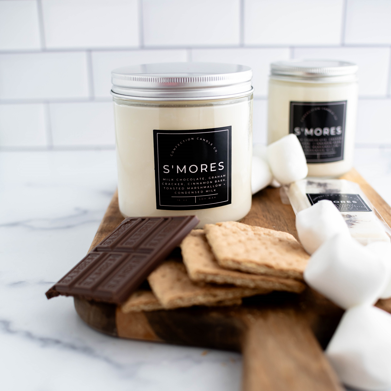 S'mores Candle + Wax Melts