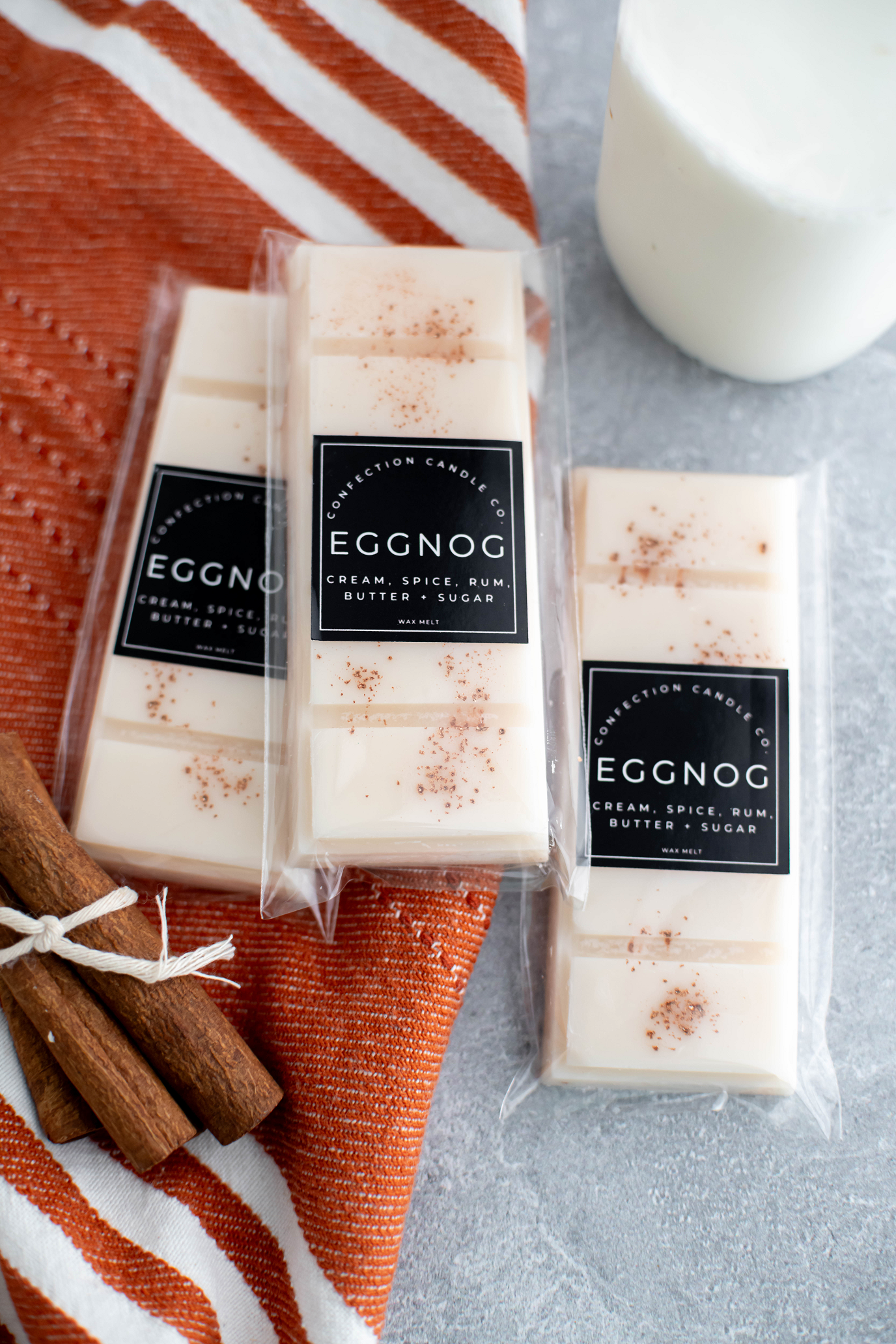 Egg Nog Wax Melt Snap Bars