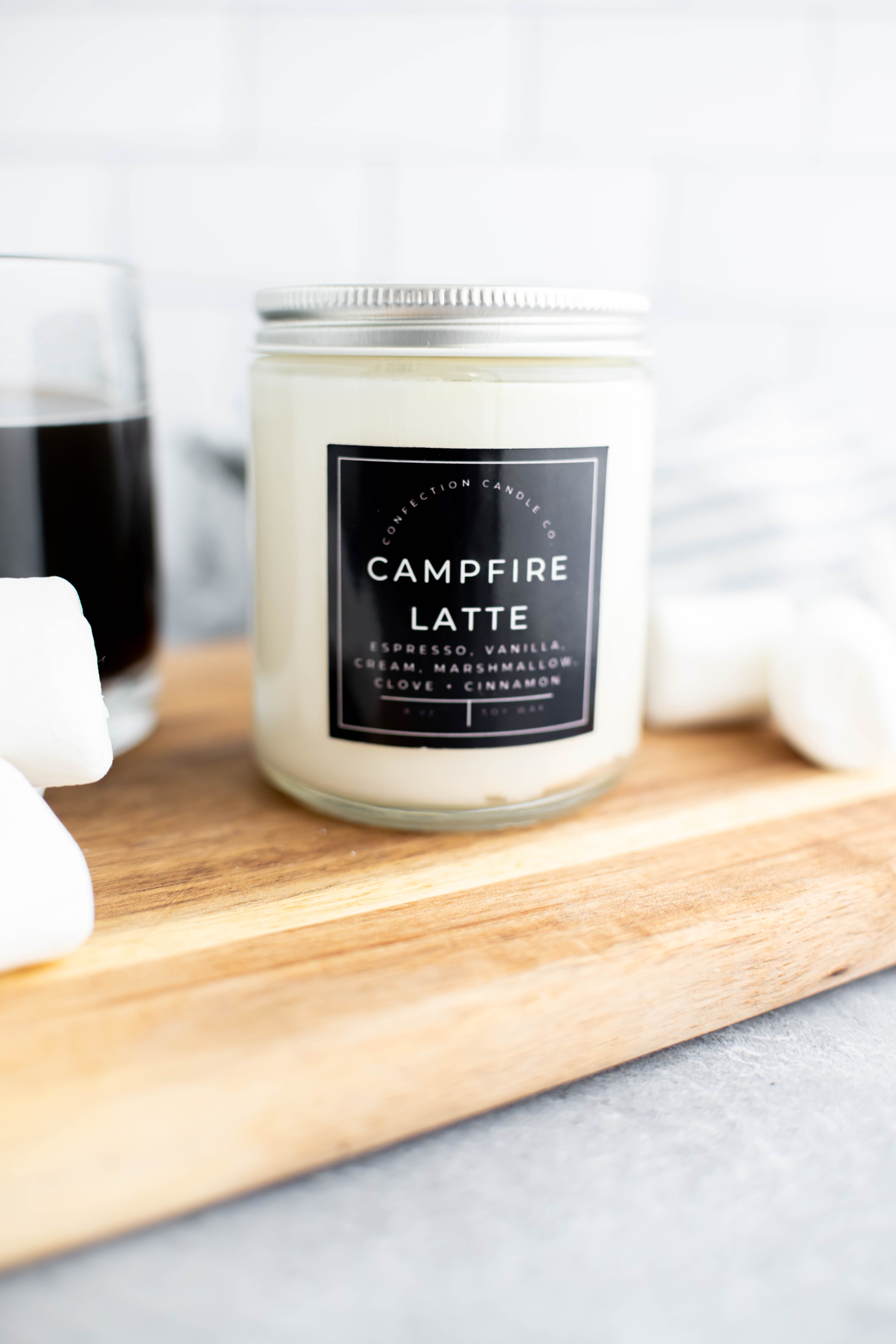 Campfire Latte Candle