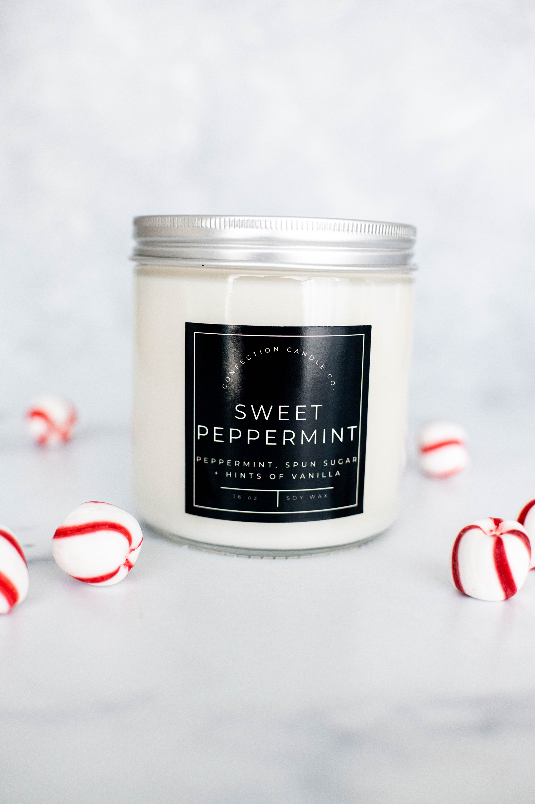 Sweet Peppermint Candle