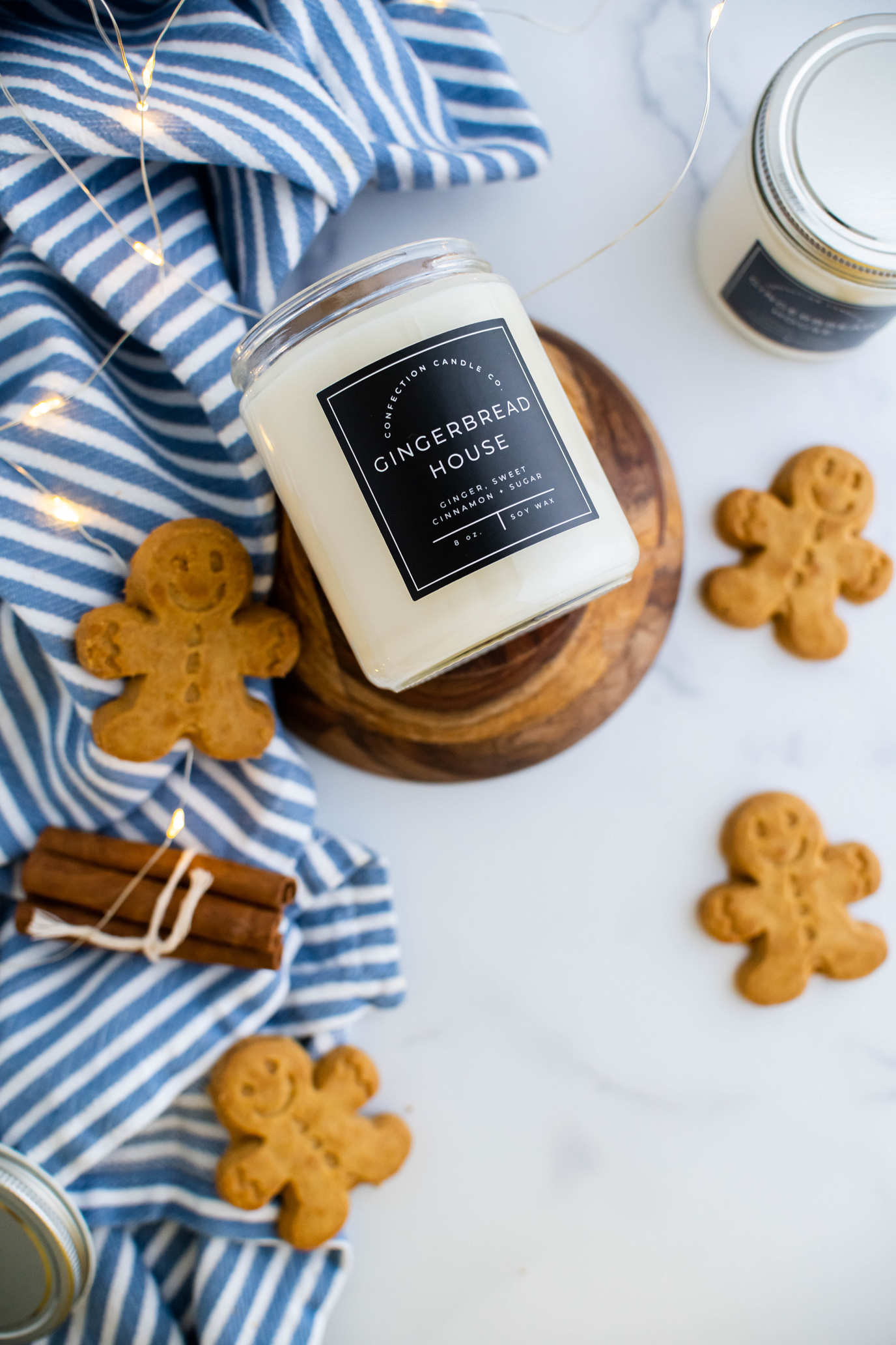 Gingerbread House Candle