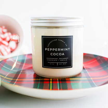 Peppermint Cocoa Candle