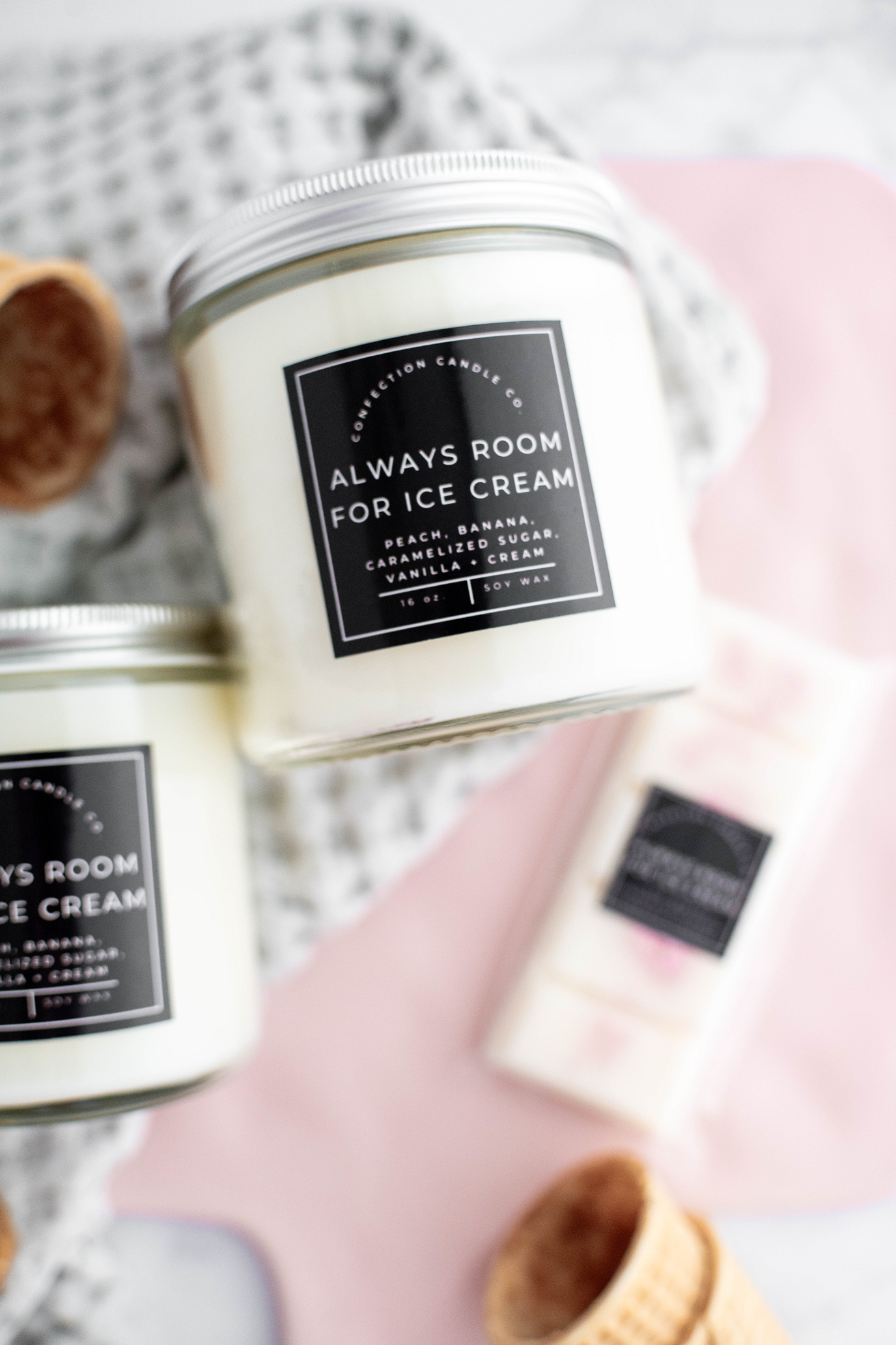 Always Room for Ice Cream Candles + Wax Melts