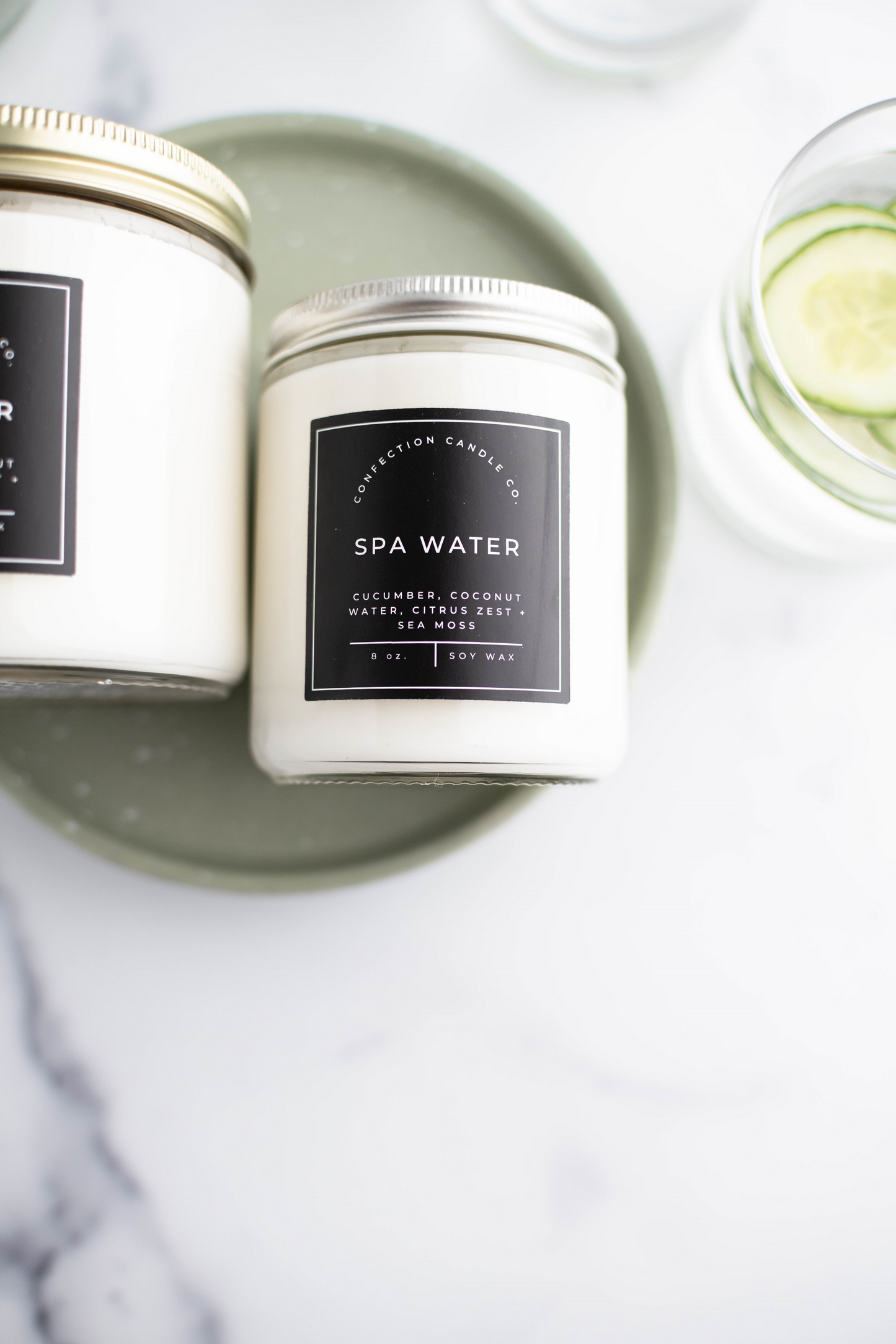 Spa Water Candle