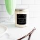 Shamrock Shake Candle